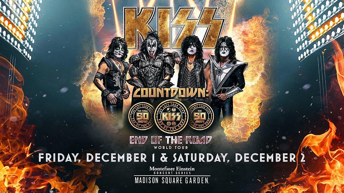 Kiss: last shows will be in New York